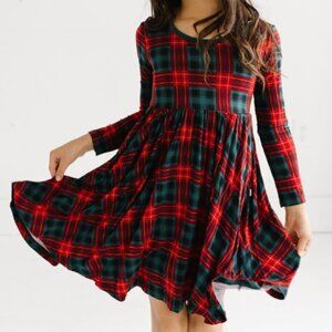 Little Sleepies Holiday Twirl Dress